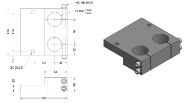 SD 01.005 Mounting Plate for Angle Loader
